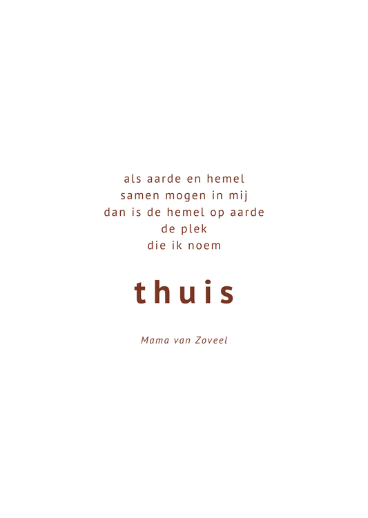 Kaart ~ thuis ~