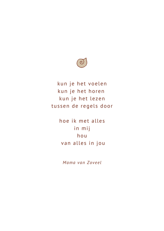 Kaart ~ ik hou van jou ~