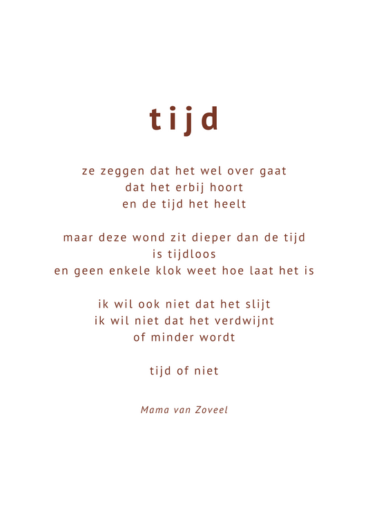 Kaart ~ tijd ~