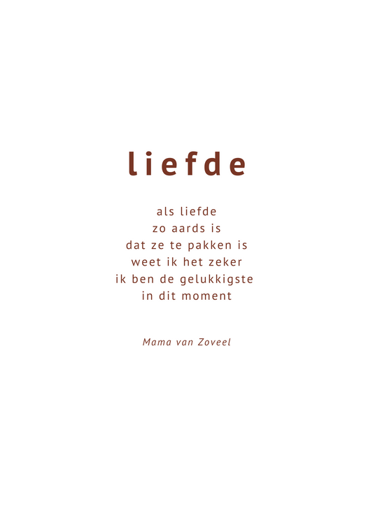 Kaart ~ liefde ~